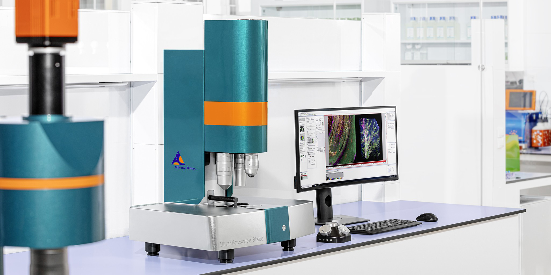 3D fluorescence microscopy workflow light sheet microscopy Miltenyi
